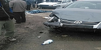 Bozcamahmutta Trafik Kazası 1 Ölü 2 Ağır Yaralı